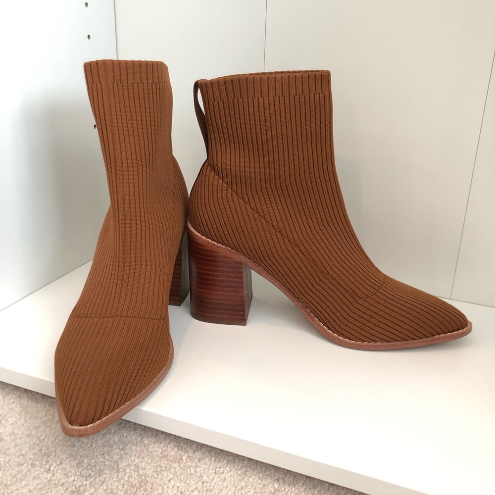 Steven booties size 10. Cognac color